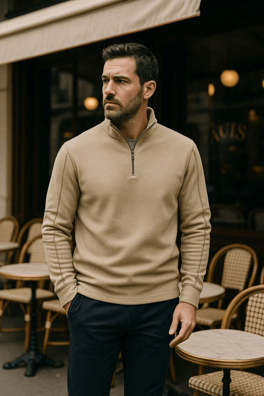 Alpine Quarter-Zip Sweater