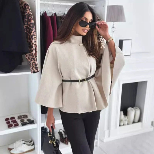 ELISE – Elegant Butterfly Wrap Jacket With Belt