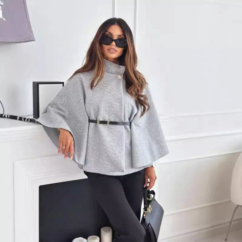 ELISE – Elegant Butterfly Wrap Jacket With Belt
