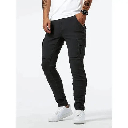 Denim Jean Cargo Trousers