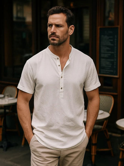 Essential Short Sleeve Linen Shirt