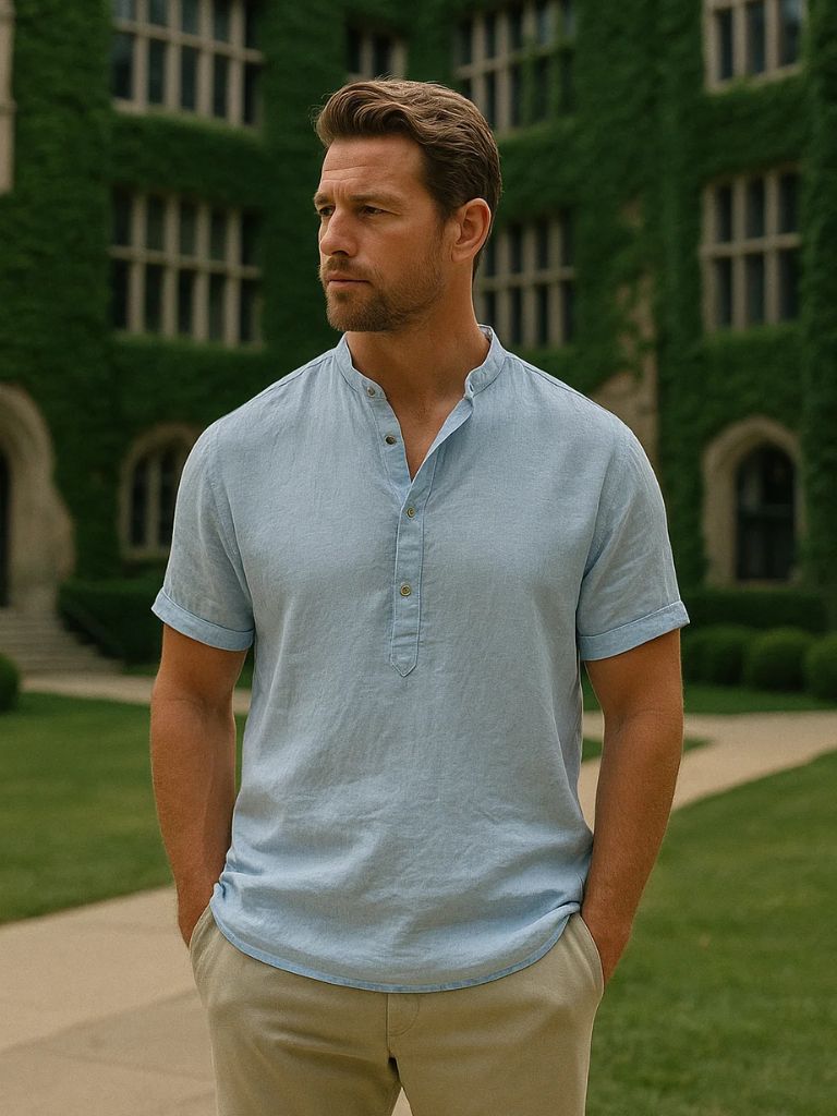 Essential Short Sleeve Linen Shirt