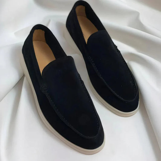 Marcellé™ Tailored Suede Loafers