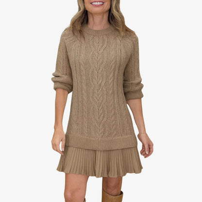 Amara™ – Knitted Sweater Dress