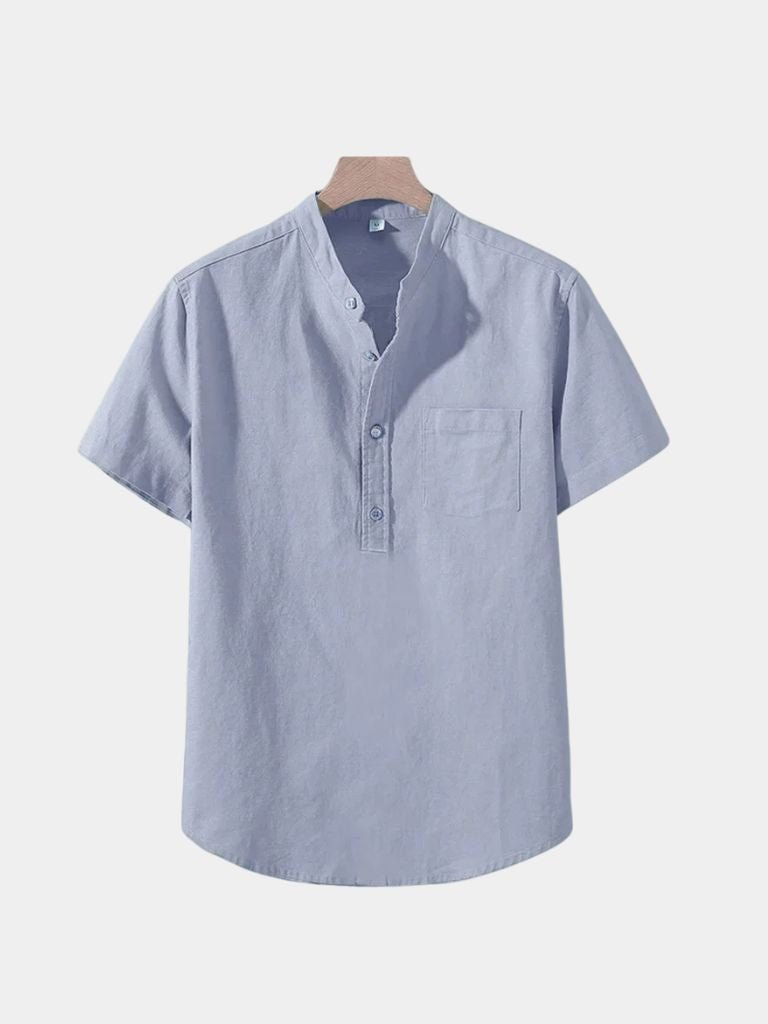 White Wellspring Linen T-Shirt