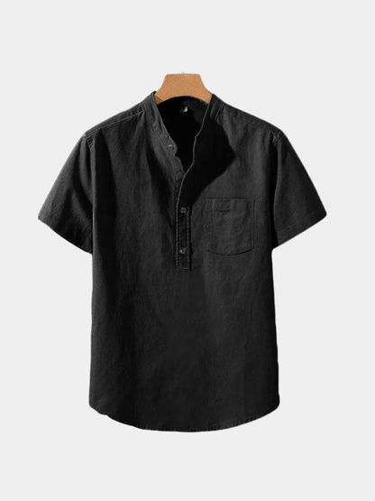 White Wellspring Linen T-Shirt