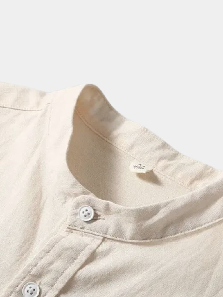 White Wellspring Linen T-Shirt